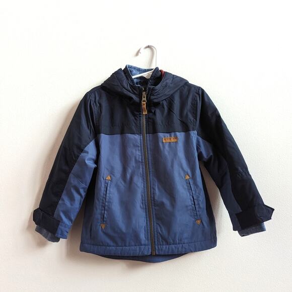 Carter's Coat Boys Sz 4T Blue Medium Warmth - Picture 1 of 4